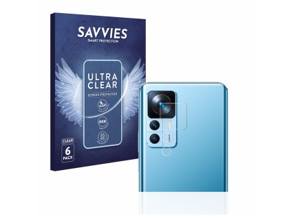 Xiaomi 12T (Csak kamera) típusú telefonhoz 6db-os Savvies SU75 kijelzőfólia