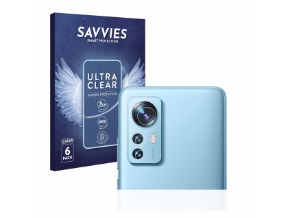 Xiaomi 12X (Csak kamera) típusú telefonhoz 6db-os Savvies SU75 kijelzőfólia