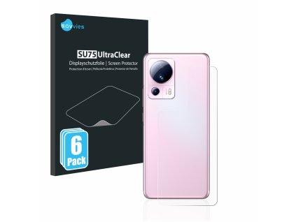 Xiaomi 13 Lite (Hátlapi) típusú telefonhoz 6db-os Savvies SU75 kijelzőfólia