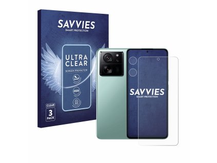 Xiaomi 13T Pro (Előlapi + Kamera) típusú telefonhoz 6db-os Savvies SU75 kijelzőfólia