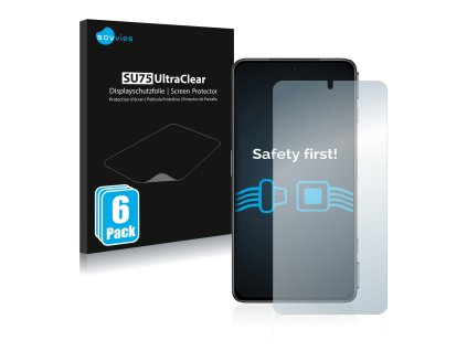 Xiaomi Black Shark 4S Pro típusú telefonhoz 6db-os Savvies SU75 kijelzőfólia