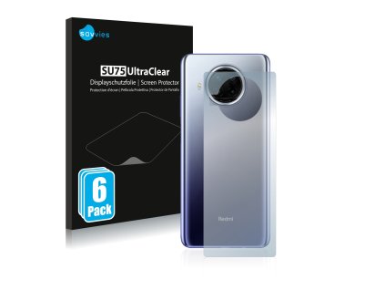 Xiaomi Mi 10i 5G (Hátlapi) típusú telefonhoz 6db-os Savvies SU75 kijelzőfólia