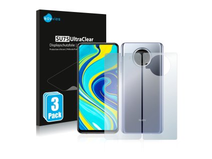 Xiaomi Mi 10i 5G (Előlapi + Hátlapi) típusú telefonhoz 6db-os Savvies SU75 kijelzőfólia