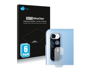 Xiaomi Mi 10S (Csak kamera) típusú telefonhoz 6db-os Savvies SU75 kijelzőfólia