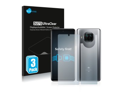 Xiaomi Mi 10T Lite (Előlapi + Hátlapi) típusú telefonhoz 6db-os Savvies SU75 kijelzőfólia