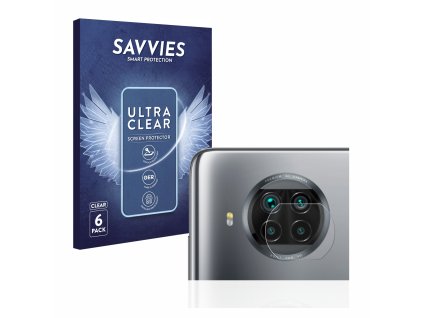 Xiaomi Mi 10T Lite (Csak kamera) típusú telefonhoz 6db-os Savvies SU75 kijelzőfólia