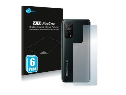 Xiaomi Mi 10T Pro 5G (Hátlapi) típusú telefonhoz 6db-os Savvies SU75 kijelzőfólia