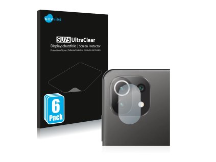 Xiaomi Mi 11 Lite (Csak kamera) típusú telefonhoz 6db-os Savvies SU75 kijelzőfólia