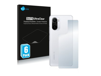Xiaomi Mi 11X Pro (Hátlapi) típusú telefonhoz 6db-os Savvies SU75 kijelzőfólia