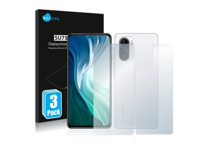 Xiaomi Mi 11X Pro (Előlapi + Hátlapi) típusú telefonhoz 6db-os Savvies SU75 kijelzőfólia