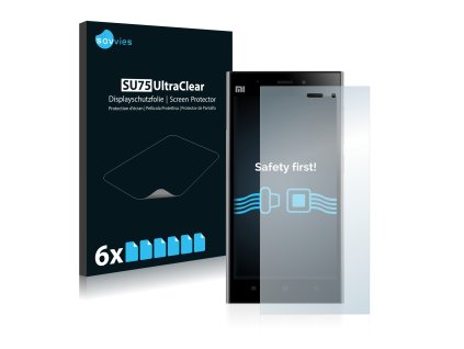 Xiaomi Mi 3w típusú telefonhoz 6db-os Savvies SU75 kijelzőfólia