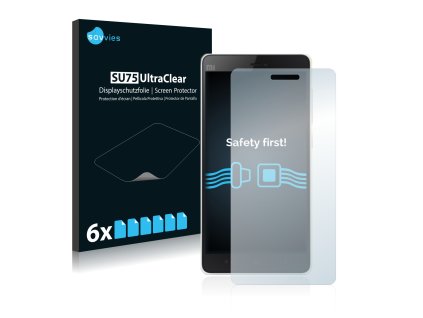 Xiaomi Mi 4i típusú telefonhoz 6db-os Savvies SU75 kijelzőfólia