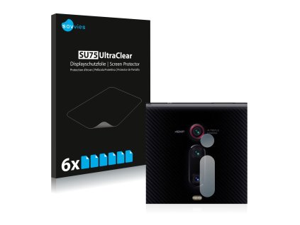 Xiaomi Mi 9T (Csak kamera) típusú telefonhoz 6db-os Savvies SU75 kijelzőfólia