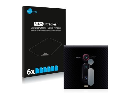 Xiaomi Mi 9T Pro (Csak kamera) típusú telefonhoz 6db-os Savvies SU75 kijelzőfólia