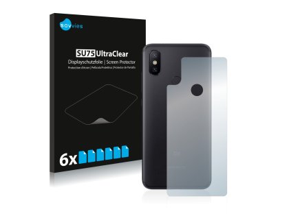 Xiaomi Mi A2 (Hátlapi) típusú telefonhoz 6db-os Savvies SU75 kijelzőfólia