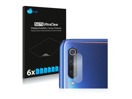 Xiaomi Mi CC9 (Csak kamera) típusú telefonhoz 6db-os Savvies SU75 kijelzőfólia