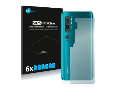 Xiaomi Mi CC9 Pro (Hátlapi) típusú telefonhoz 6db-os Savvies SU75 kijelzőfólia