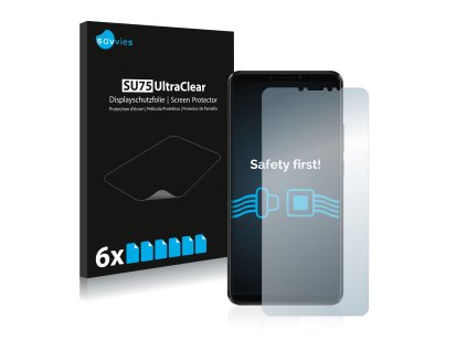 Xiaomi Mi Max 3 típusú telefonhoz 6db-os Savvies SU75 kijelzőfólia