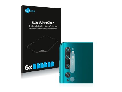 Xiaomi Mi Note 10 (Csak kamera) típusú telefonhoz 6db-os Savvies SU75 kijelzőfólia