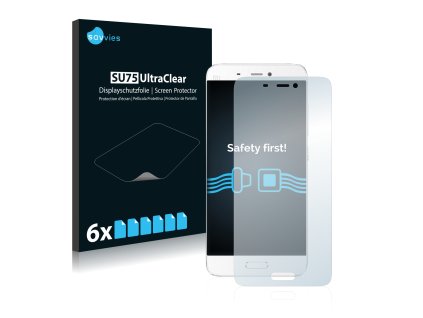 Xiaomi Mi5 típusú telefonhoz 6db-os Savvies SU75 kijelzőfólia