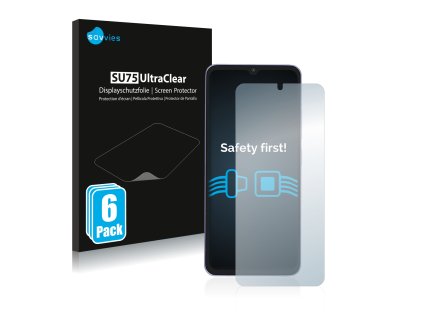 Xiaomi Poco C55 típusú telefonhoz 6db-os Savvies SU75 kijelzőfólia
