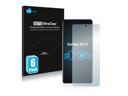 Xiaomi Poco F3 GT típusú telefonhoz 6db-os Savvies SU75 kijelzőfólia