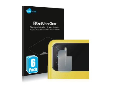 Xiaomi Poco M3 (Csak kamera) típusú telefonhoz 6db-os Savvies SU75 kijelzőfólia