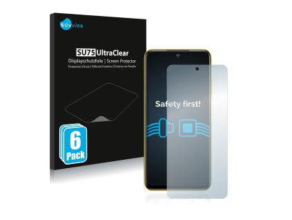 Xiaomi Poco M3 Pro típusú telefonhoz 6db-os Savvies SU75 kijelzőfólia