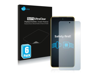 Xiaomi Poco M3 Pro 5G típusú telefonhoz 6db-os Savvies SU75 kijelzőfólia