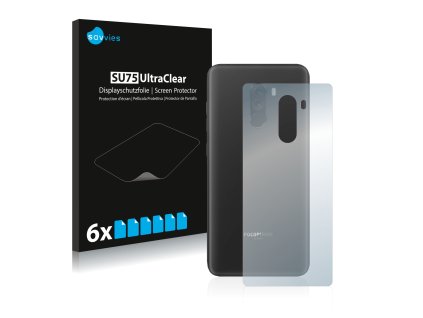 Xiaomi Pocophone F1 (Hátlapi) típusú telefonhoz 6db-os Savvies SU75 kijelzőfólia