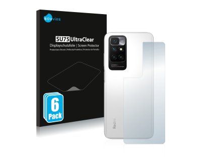 Xiaomi Redmi 10 (Hátlapi) típusú telefonhoz 6db-os Savvies SU75 kijelzőfólia