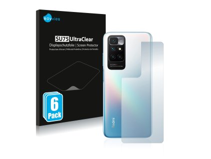 Xiaomi Redmi 10 Prime (Hátlapi) típusú telefonhoz 6db-os Savvies SU75 kijelzőfólia