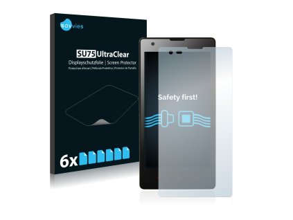 Xiaomi Redmi 1S típusú telefonhoz 6db-os Savvies SU75 kijelzőfólia