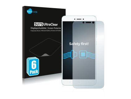 Xiaomi Redmi 4X típusú telefonhoz 6db-os Savvies SU75 kijelzőfólia