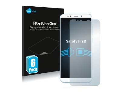 Xiaomi Redmi 5 Plus típusú telefonhoz 6db-os Savvies SU75 kijelzőfólia