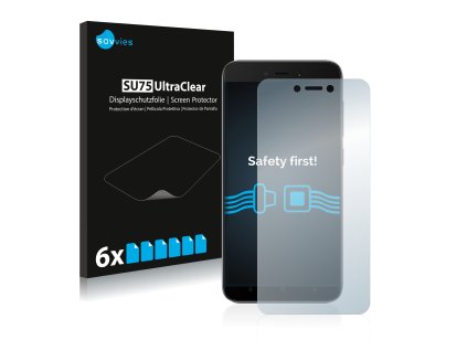Xiaomi Redmi 5A típusú telefonhoz 6db-os Savvies SU75 kijelzőfólia