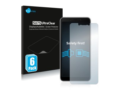 Xiaomi Redmi 6 típusú telefonhoz 6db-os Savvies SU75 kijelzőfólia