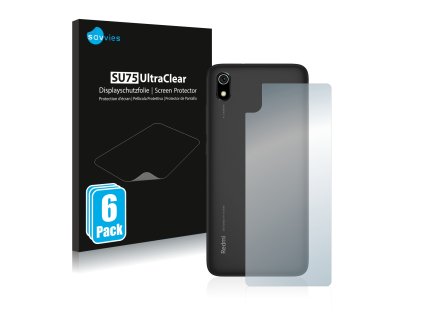 Xiaomi Redmi 7A (Hátlapi) típusú telefonhoz 6db-os Savvies SU75 kijelzőfólia