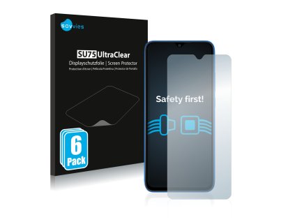 Xiaomi Redmi 9i típusú telefonhoz 6db-os Savvies SU75 kijelzőfólia