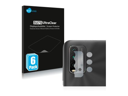 Xiaomi Redmi 9T (Csak kamera) típusú telefonhoz 6db-os Savvies SU75 kijelzőfólia