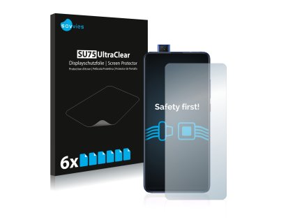 Xiaomi Redmi K20 típusú telefonhoz 6db-os Savvies SU75 kijelzőfólia
