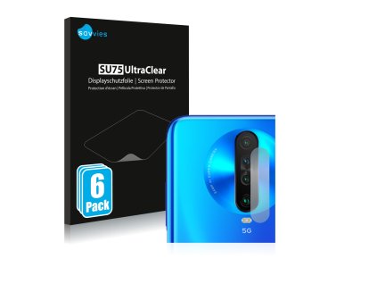 Xiaomi Redmi K30 5G Racing Edition (Csak kamera) típusú telefonhoz 6db-os Savvies SU75 kijelzőfólia