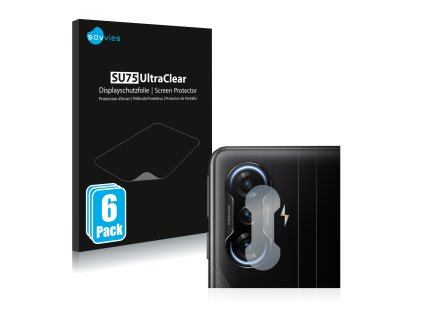 Xiaomi Redmi K40 Gaming (Csak kamera) típusú telefonhoz 6db-os Savvies SU75 kijelzőfólia