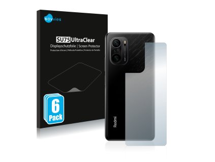 Xiaomi Redmi K40 Pro (Hátlapi) típusú telefonhoz 6db-os Savvies SU75 kijelzőfólia