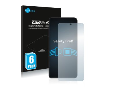 Xiaomi Redmi K40 Pro Plus típusú telefonhoz 6db-os Savvies SU75 kijelzőfólia