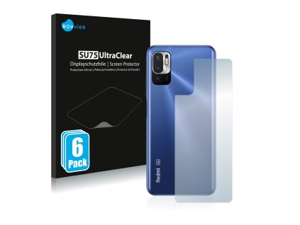 Xiaomi Redmi Note 10 5G (Hátlapi) típusú telefonhoz 6db-os Savvies SU75 kijelzőfólia