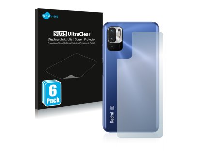 Xiaomi Redmi Note 10T 5G (Hátlapi) típusú telefonhoz 6db-os Savvies SU75 kijelzőfólia