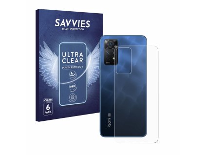 Xiaomi Redmi Note 11 Pro 5G (Hátlapi) típusú telefonhoz 6db-os Savvies SU75 kijelzőfólia