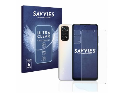 Xiaomi Redmi Note 11S (Előlapi + Kamera) típusú telefonhoz 6db-os Savvies SU75 kijelzőfólia