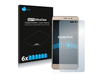 Xiaomi Redmi Note 3 Pro típusú telefonhoz 6db-os Savvies SU75 kijelzőfólia